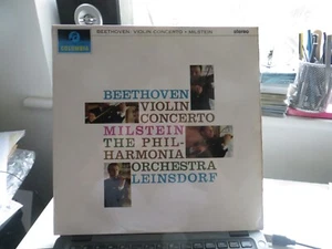 SAX 2508 BEETHOVEN VIOLIN CONCERTO NATHAN MILSTEIN RED SEMI CIRCLE - Picture 1 of 5