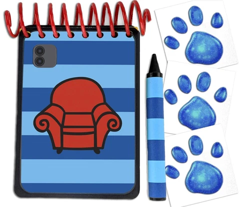 Handcrafted JOSH CAMERA Notebook with 3 PAW print clues Cover