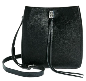 Rebecca Minkoff Darren Damen Leder Crossbody Umhängetasche Schwarz - Bild 1 von 5