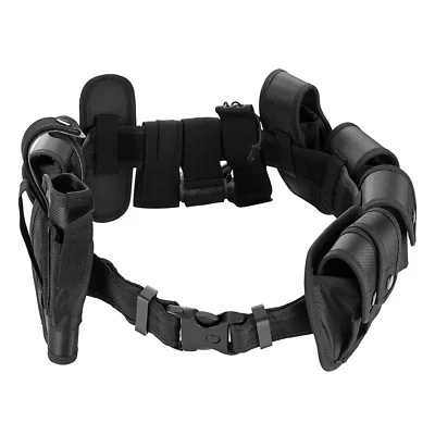 BATTERY CONNECTION Police Security Guard Modular Enforcement Equipment Duty Belt Tactical 600 Nylon