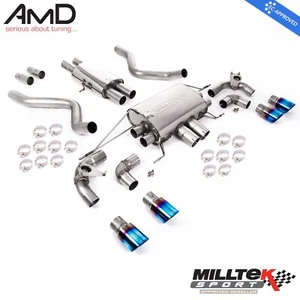 Milltek Defender 90 5.0 V8 Exhaust System Resonated SSXLR113 Titanium Tail Pipes - Picture 1 of 7