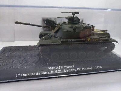 1/72 Blindé US M48 A3 Patton, 1st Tank Battalion USMC, Vietnam 1968 (24) - Photo 1/3