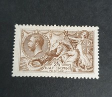 GB STAMPS KING GEORGE V SG 413A 2S6D OLIVE BROWN M/MINT 