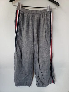 TREASURE & BOND GIRL'S HOUNDSTOOTH TUXEDO PANTS BLUE RED WHITE 12 - Picture 1 of 5