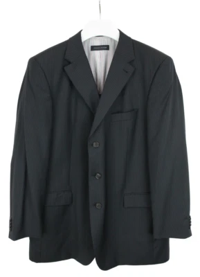 TOMMY HILFIGER  Blazer Men's (EU) 56 Pure New Wool Striped Formal Lined - Image 1 of 4