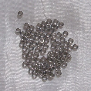 IN34 -LOT DE 200 ANNEAUX SOLIDES ø 4MM X 1MM EN ACIER INOXYDABLE ANTI ALLERGIQUE - Picture 1 of 3