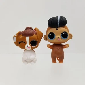 MGA: LOL Surprise Pets - Personaggi di scimmia e cucciolo resistenti - Foto 1 di 13