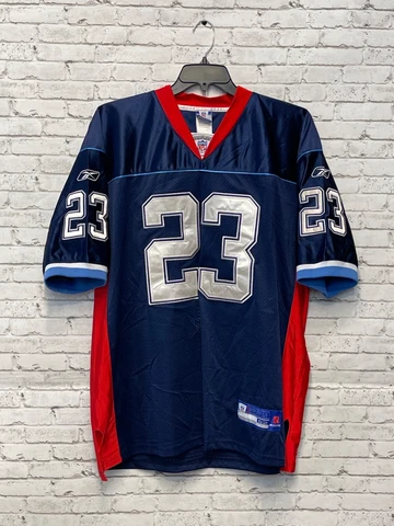 Buffalo Bills Marshawn Lynch Number 23 Blue Jersey Men's Reebok NFL Cover