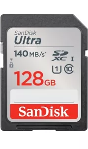 SanDisk Ultra SD Memory Card 128GB SDHC Class10 For Cameras - FREE NEXT DAY✅🚨 - Picture 1 of 6
