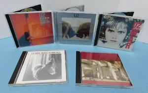 U2 ~ misc 5 CD lot - Wide Awake, War, Unforgettable Fire, Blood Red Sky, Best Of - Picture 1 of 10