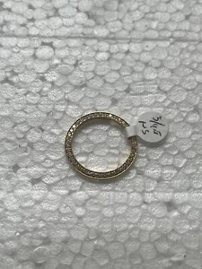 LADIES .75CT BEAD SET DIAMOND BEZEL 18KY FOR ROLEX DATE, DATEJUST, PRESIDENT 26M - Picture 1 of 2