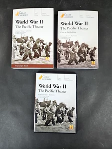 Great Courses World War II The Pacific Theater 4 DVD Set Guidebook Transcript - Imagen 1 de 11