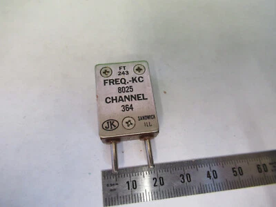 Vintage WWII JK CTS Quarz Kristall FT-243 8025 Kc Frequenz Radio Amateur S1-B38 - Bild 1 von 4