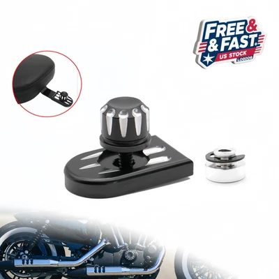 CNC Black Rear Seat Bolt Kit For Harley Touring Dyna Softail 1996-2023 Foto 1 de 4