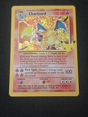 Charizard 4/102 Celebrations: Classic Collection Holo Rare Pokemon TCG Near Mint - Image 1 of 4