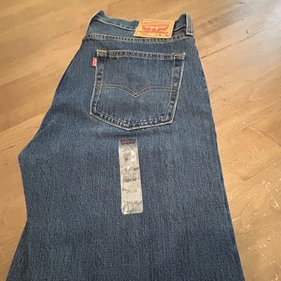 Jeans Levis 511 Para Hombre 36x36 Azul Denim Cremallera Mosca Pierna Recta 5 Bolsillos *MARCA* NUEVO Foto 1 de 4