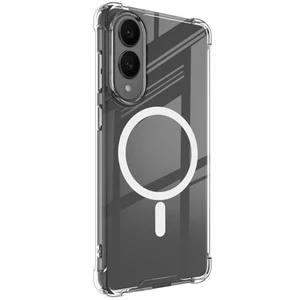 For Samsung Galaxy S25 Edge 5G Anti-drop TPU +PC Transparent Hard Magnetic Case - Picture 1 of 13