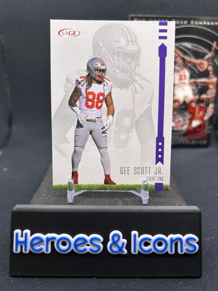 2025 Sage Gee Scott Jr. #66 Ohio State Buckeyes New England Patriots 🚨 - Image 1 of 2