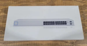Ubiquiti Networks UniFi US-24 24-portowy przełącznik Gigabit Ethernet do montażu w szafie NOWY - Zdjęcie 1 z 4