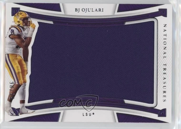 2023 Panini National Treasures Collegiate Silhouettes /99 BJ Ojulari Rookie RC - Image 1 of 2