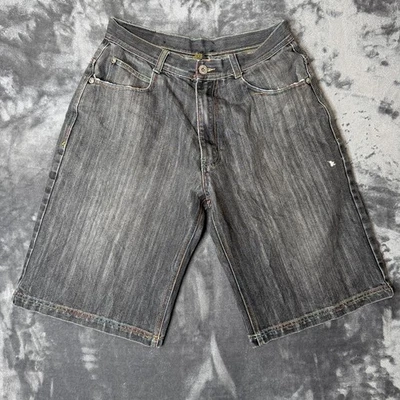 Pantalones Cortos de Denim Y2K De Colección Ropa Real Jeans Para Hombres Talla 36 Color Oscuro Tejido Acento Foto 1 de 4