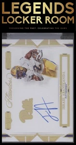 2023 Panini Flawless Collegiate Israel Abanikanda Team Logo Auto Gold /10 - Picture 1 of 2