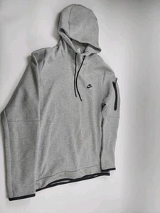 Nike Tech Fleece Gray Pullover Hoodie Men's - Picture 1 of 3