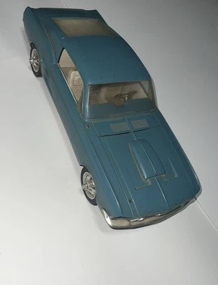 Vintage Wen-Mac AMF 1967 Ford Mustang GT Fastback 2+2 Motorized Car 16” Long 127 - Image 1 of 4