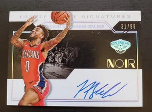 2020-21 Panini Noir Nickeil Alexander-Walker Freeze Frame Signatures Auto 31/99 - Picture 1 of 3
