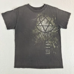 Camiseta Y2K Him Band Talla S Gótica Metal Punk Bam Heartagram Desteñida - Imagen 1 de 15