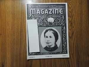UDC Daughters of Confederacy Magazin 1990 Oktober Mary Anna Morrison Jackson - Bild 1 von 3