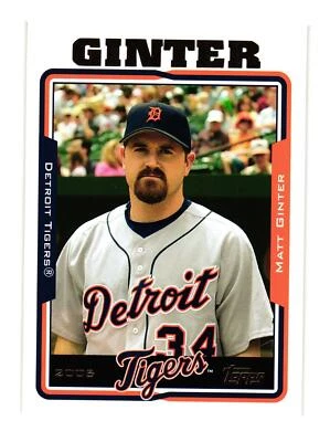 2005 Topps Updates & Highlights #UH19 Matt Ginter Detroit Tigers - Image 1 of 2