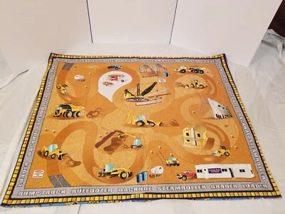 Camiones volquete de manta de juego hechos a mano, cargador, niveladora, apisonadora decoración de simulación 42" Foto 1 de 4