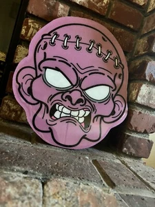 HandMade Hand painted Zombie Dome Halloween Sign Pinstriping Sign - Picture 1 of 4