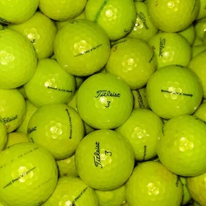 48 Yellow Titleist Pro V1 / X / AVX Mix 2A Used Golf Balls AA Shag - Picture 1 of 9