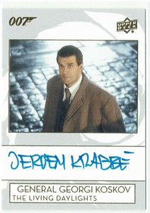 007 James Bond Collection 2019 Autograph Card A-JK Jeroen Krabbé General Koskov