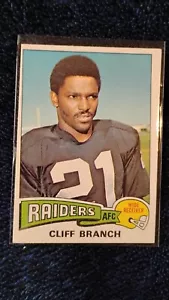 1975 Topps - Cliff Branch #524 (RC) - Picture 1 of 2
