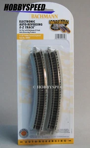 BACHMANN 44849 E-Z TRACK N SCALE AUTO-REVERSING CURVES 6 nickel silver BAC44849 - Picture 1 of 3