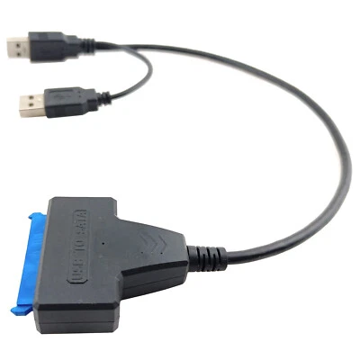 SATA to USB 3.0 Cable PC Laptop 3.5 2.5 Hard Drive SSD External Transfer Adapter - Image 1 of 4