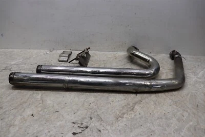 2005 Harley Dyna Superglide Custom Rinehart Sistema de escape Tubos de escape Silenciador Foto 1 de 4