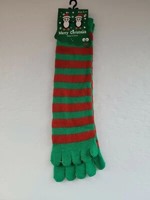 ¡NUEVO! Calcetines hasta la rodilla diseño Navidad talla 9-11/ ¡Envío gratis! Foto 1 de 2