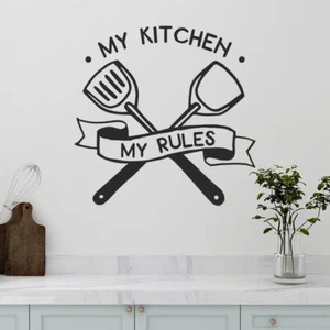 My Kitchen My Rules Wall Sticker - Bild 1 von 25