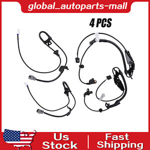 4 ABS Wheel Sensor Front Rear Right & Left Compatible For 2012-2017 Toyota Camry