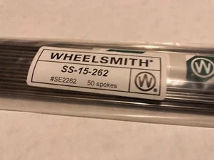 Wheelsmith SS15 262 Silver spokes Pack Of 50 - Picture 1 of 12