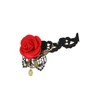 Retro Choker Necklaces Women Halloween Jewelry Chunky Statement Necklace - Picture 1 of 12