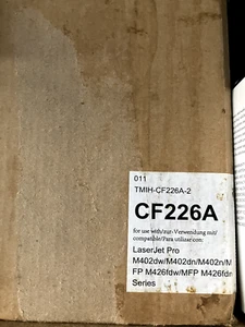 2PK CF226A Toner Cartridge For HP 26A 226A LaserJet Pro M402n MFP M426fdw M402dn - Picture 1 of 2