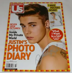 JUSTIN BIEBER COLLECTOR'S EDITION US MAGAZINE 2013 POSTERS SHIRTLESS CHANGES - Picture 1 of 11