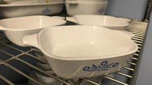 CorningWare Blue Cornflower Casserole 1-3/4 Cup P-41  3 Avail - Sold Separately  - Picture 1 of 3