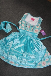 KL4984 @ NEU Dirndl + Schürze @ türkis @ Krüger @ Shabby @ Balkonette @ 38 - Bild 1 von 3