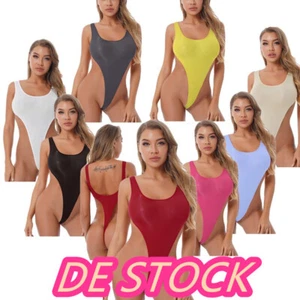 DE`iEFiEL Damen Einteiler Badeanzug Sexy Monokini Swimsuit High Cut Thong Party - Bild 1 von 67